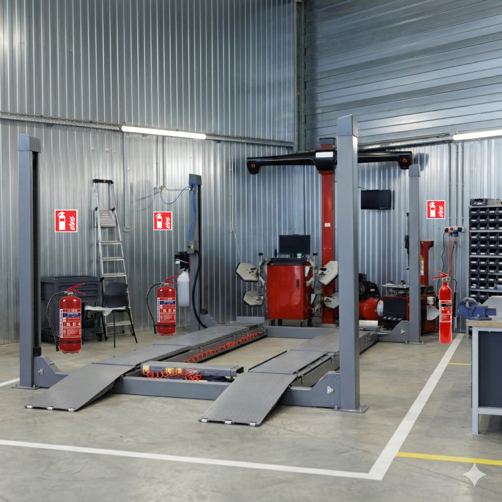 Priešgaisrinis rinkinys dirbtuvėms Euratech