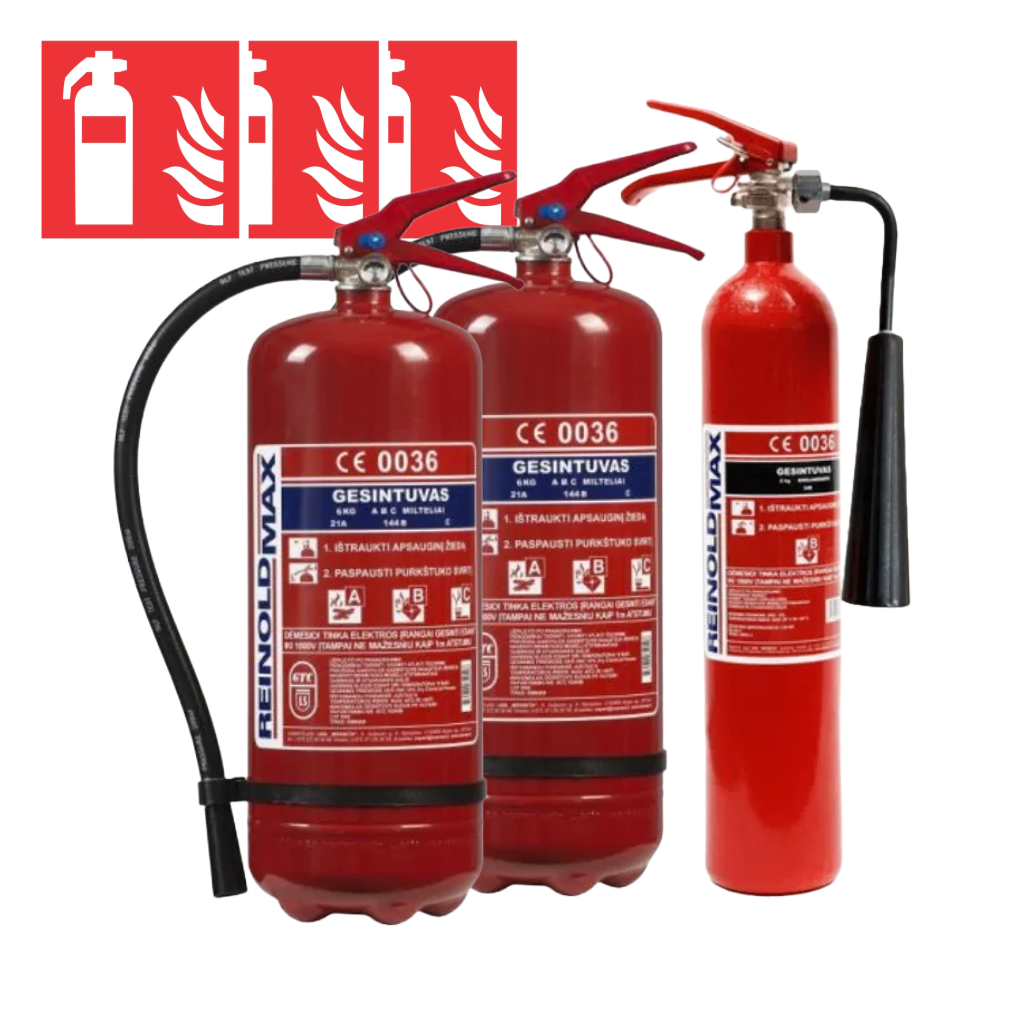 Priešgaisrinis rinkinys dirbtuvėms Euratech