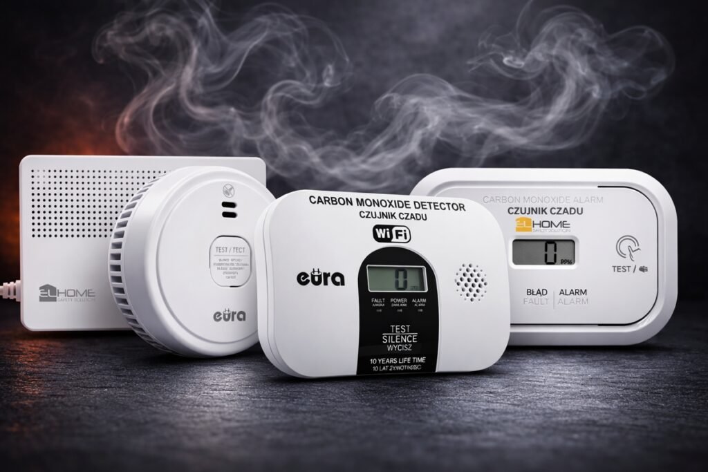 Geriausi anglies monoksido, dūmų ir dujų detektoriai 2026 – Eura reitingas