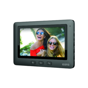 Vaizdo domofonas Eura VDP-45A3 Alpha Black (du monitoriai)