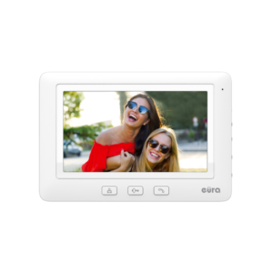 Vaizdo domofonas Eura VDP-45A3 Alpha White (du monitoriai)