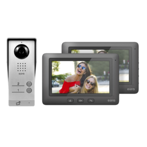 Vaizdo domofonas Eura VDP-57A3 Black (du monitoriai)