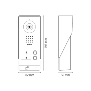Vaizdo domofonas Eura VDP-57A3