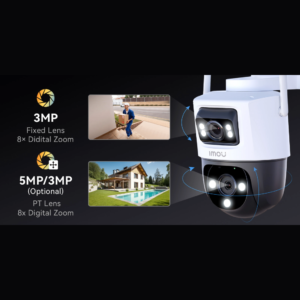 Vaizdo stebėjimo kamera IMOU Cruiser Dual 5MP+3MP