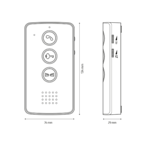 Vidinis telefonas (unifonas) Eura ADA-34A3