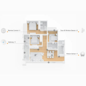 Belaidė apsaugos sistema Imou Kit-EU-5-M